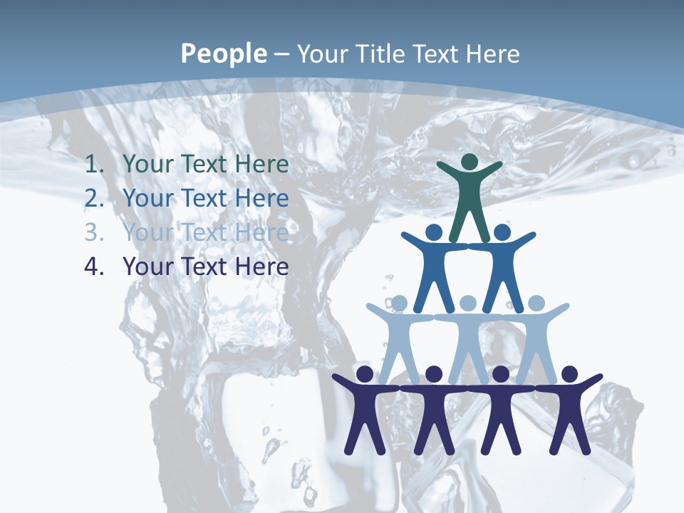 Bar Cube Backdrop PowerPoint Template