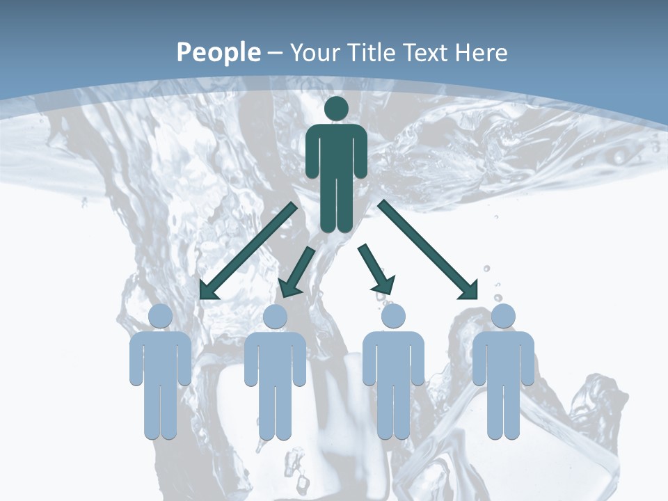 Bar Cube Backdrop PowerPoint Template