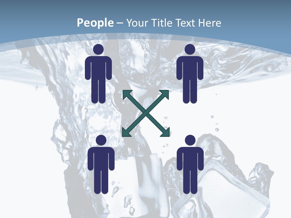 Bar Cube Backdrop PowerPoint Template