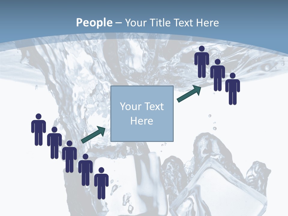 Bar Cube Backdrop PowerPoint Template