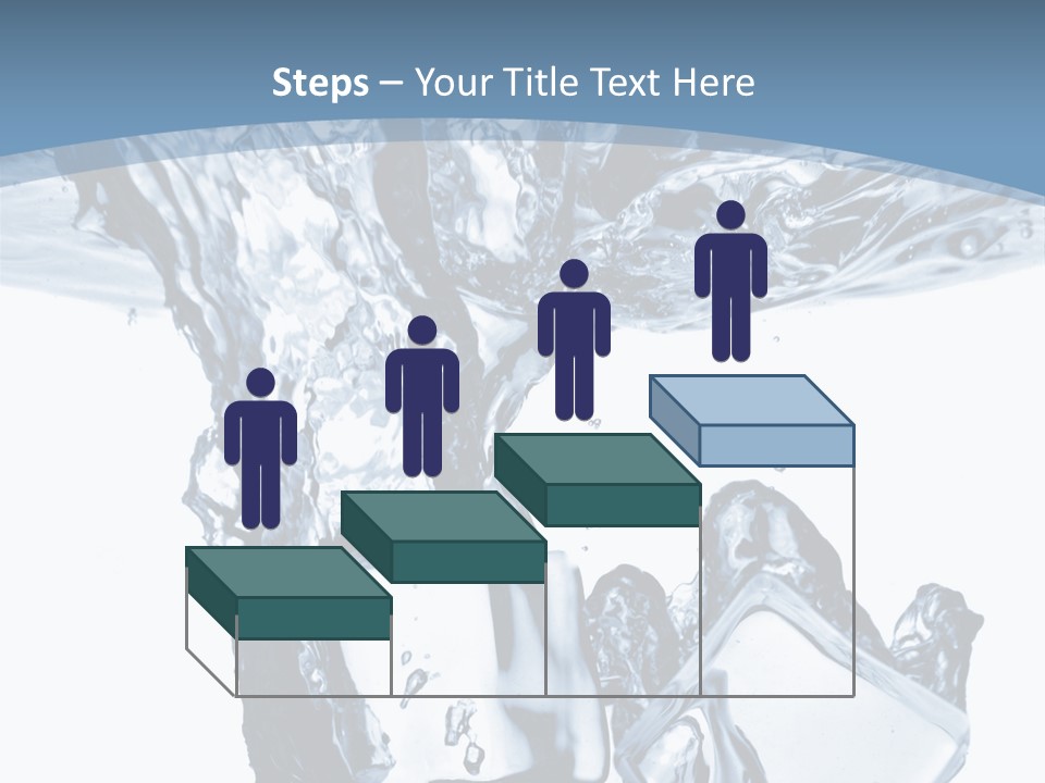 Bar Cube Backdrop PowerPoint Template