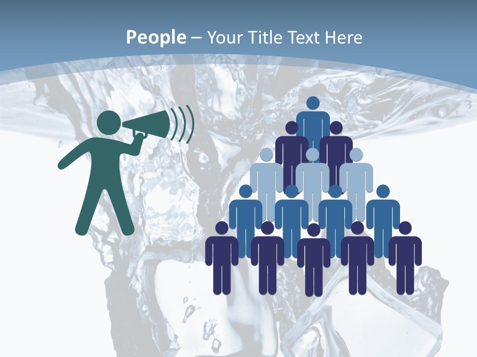 Bar Cube Backdrop PowerPoint Template