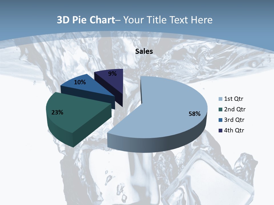 Bar Cube Backdrop PowerPoint Template