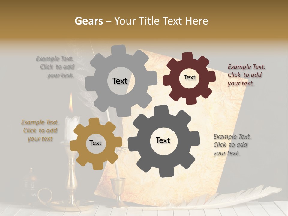 Vintage Aged Character PowerPoint Template