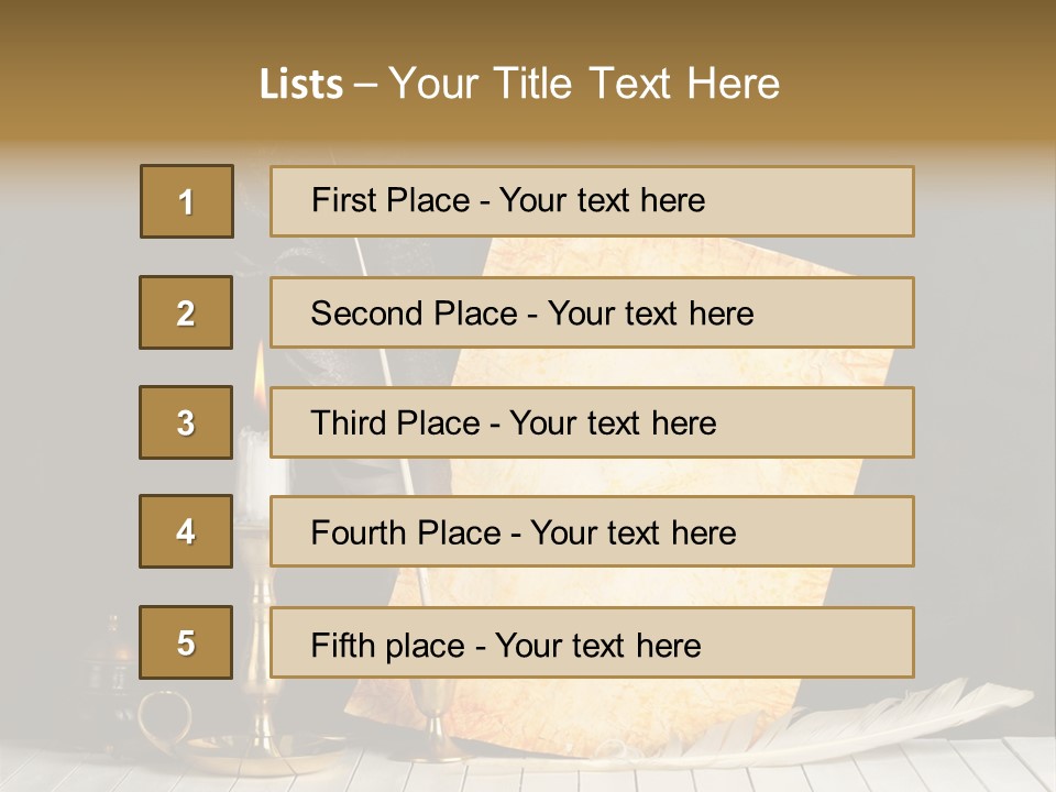 Vintage Aged Character PowerPoint Template