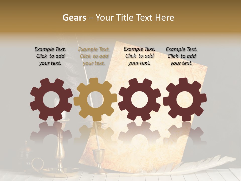 Vintage Aged Character PowerPoint Template