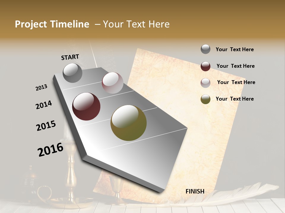 Vintage Aged Character PowerPoint Template