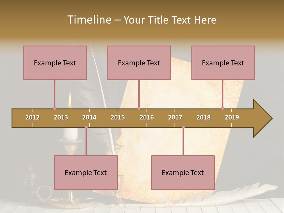 Vintage Aged Character PowerPoint Template