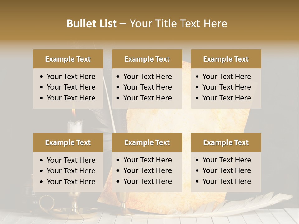 Vintage Aged Character PowerPoint Template