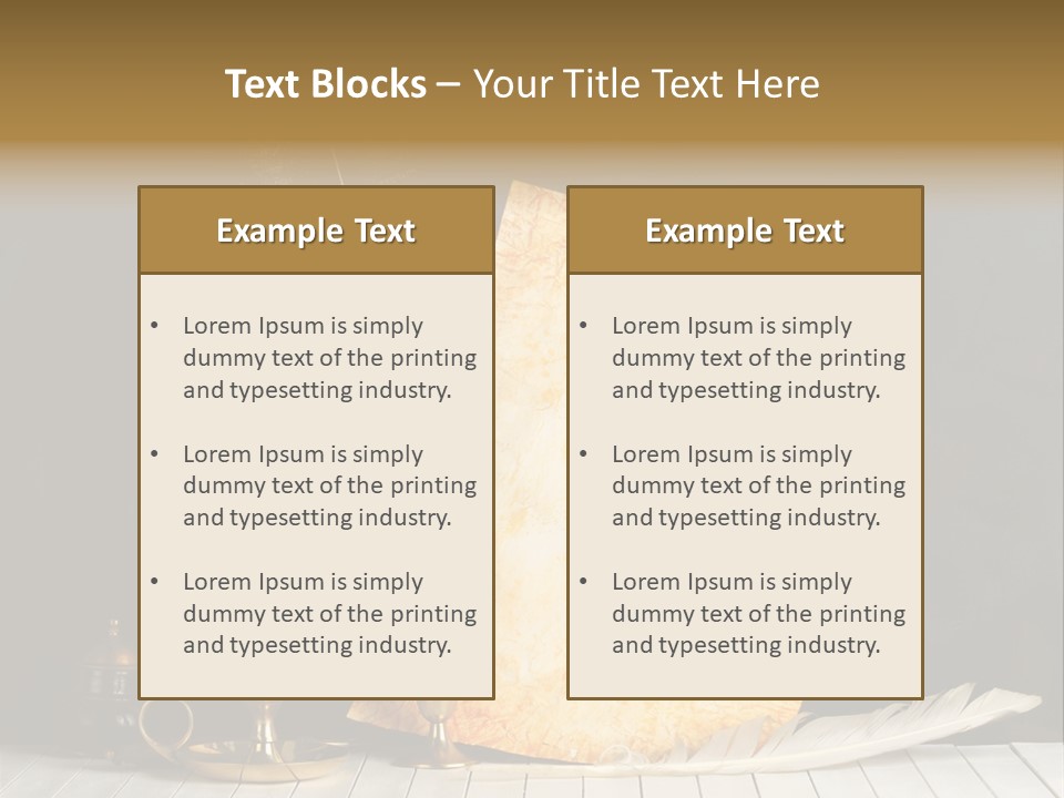 Vintage Aged Character PowerPoint Template