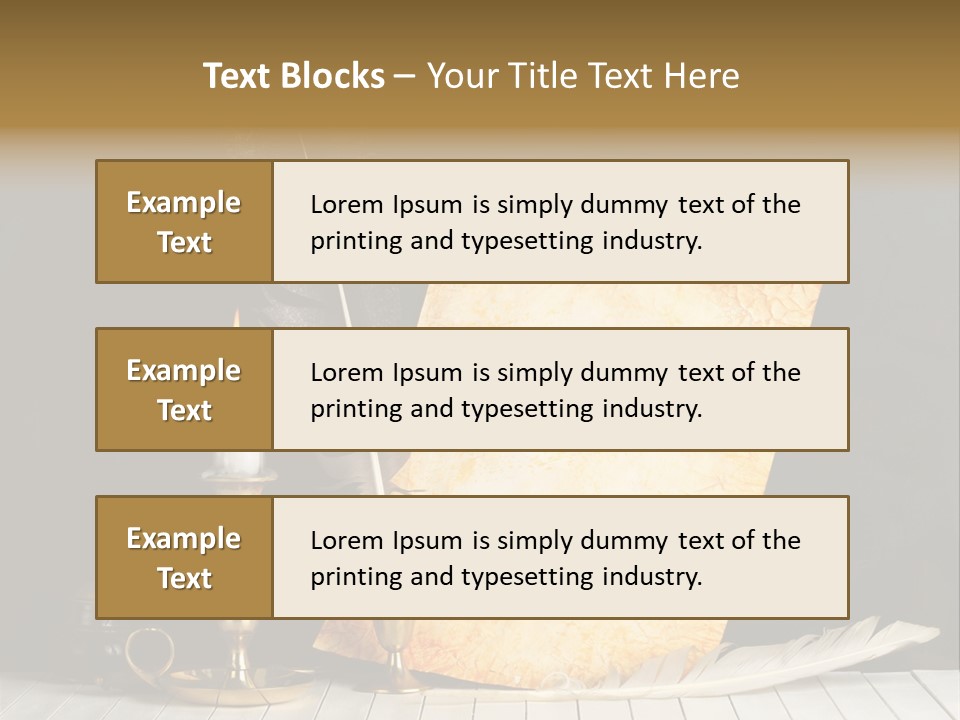 Vintage Aged Character PowerPoint Template