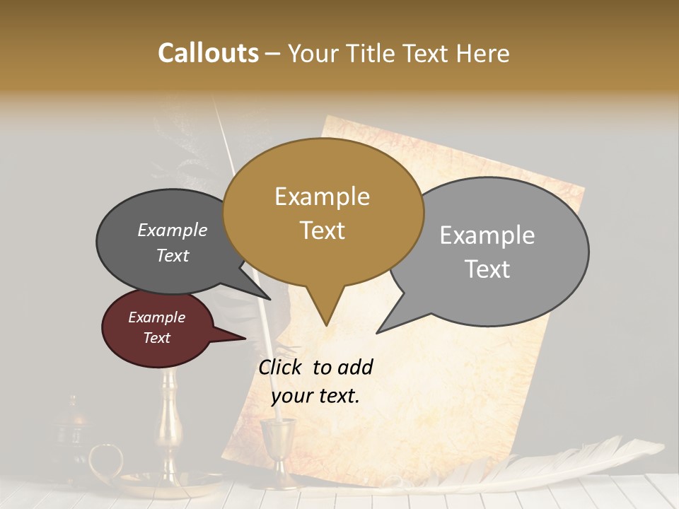 Vintage Aged Character PowerPoint Template