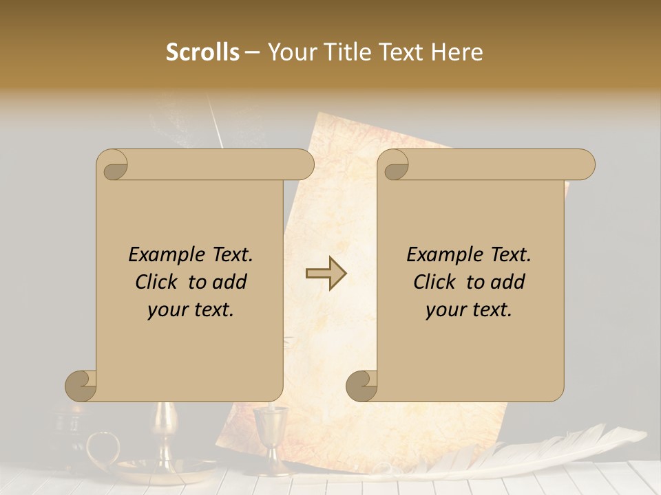 Vintage Aged Character PowerPoint Template
