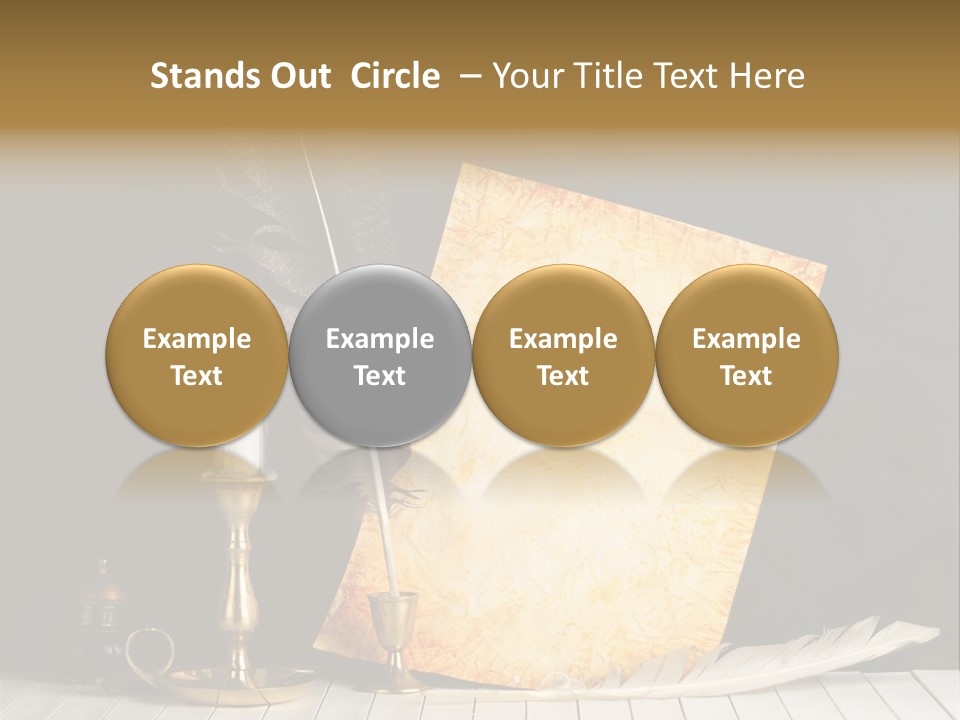 Vintage Aged Character PowerPoint Template