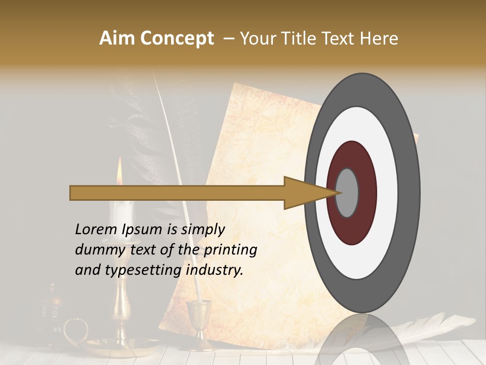 Vintage Aged Character PowerPoint Template