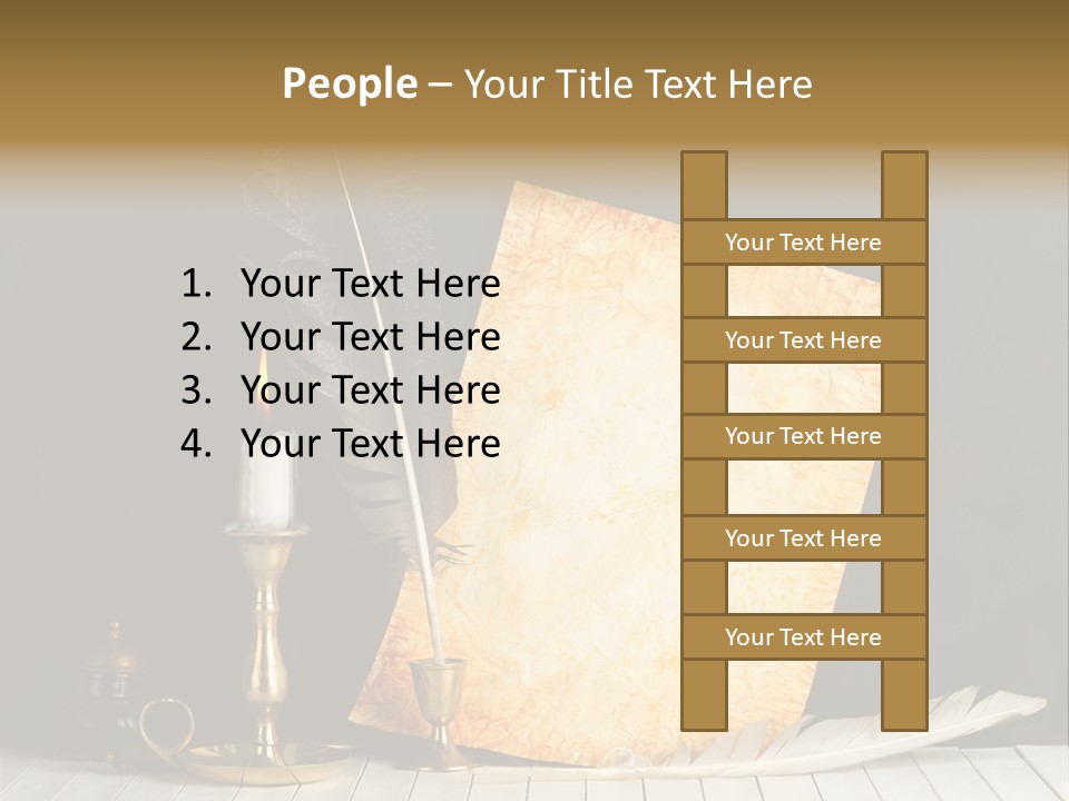 Vintage Aged Character PowerPoint Template