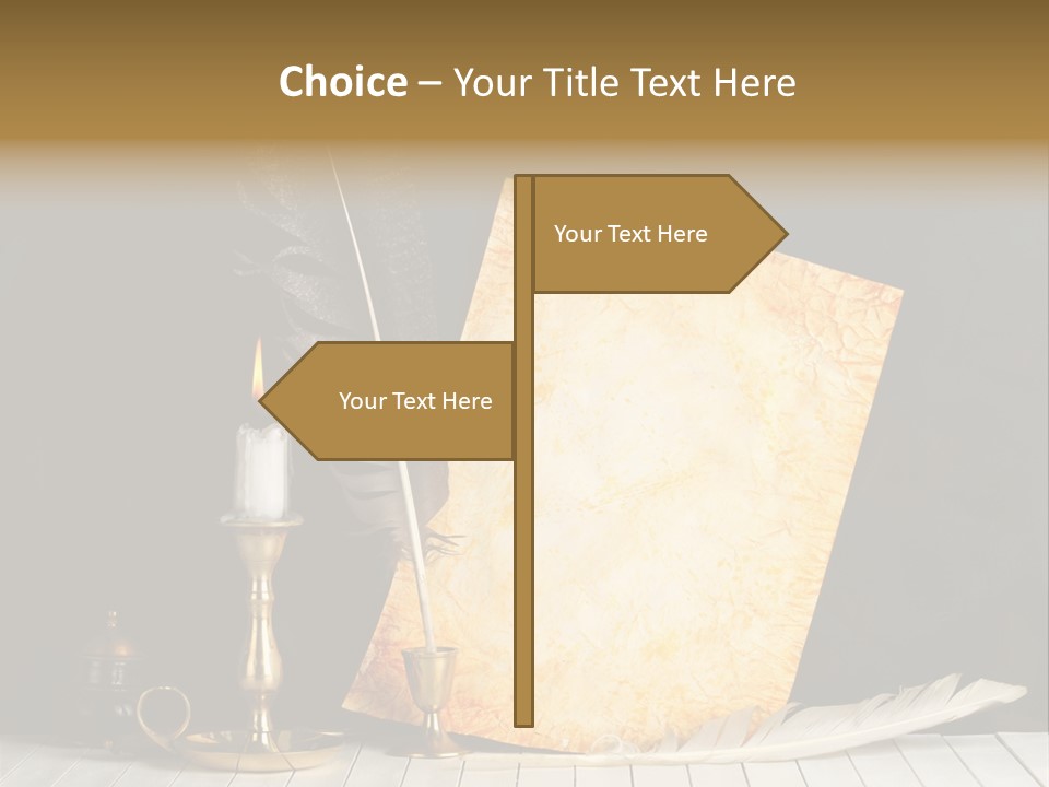 Vintage Aged Character PowerPoint Template