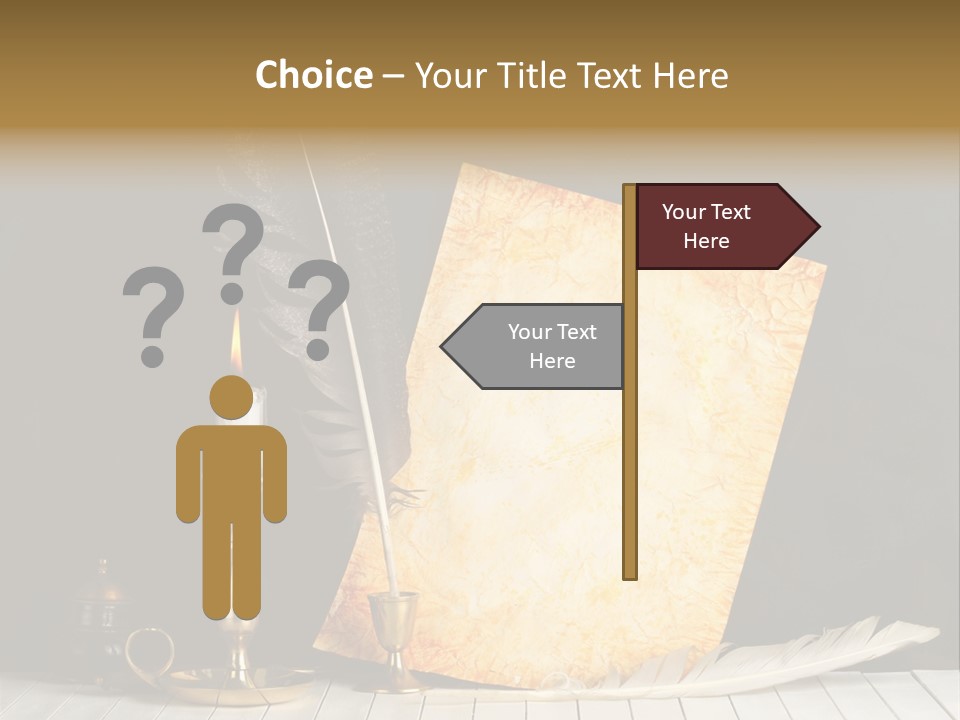 Vintage Aged Character PowerPoint Template