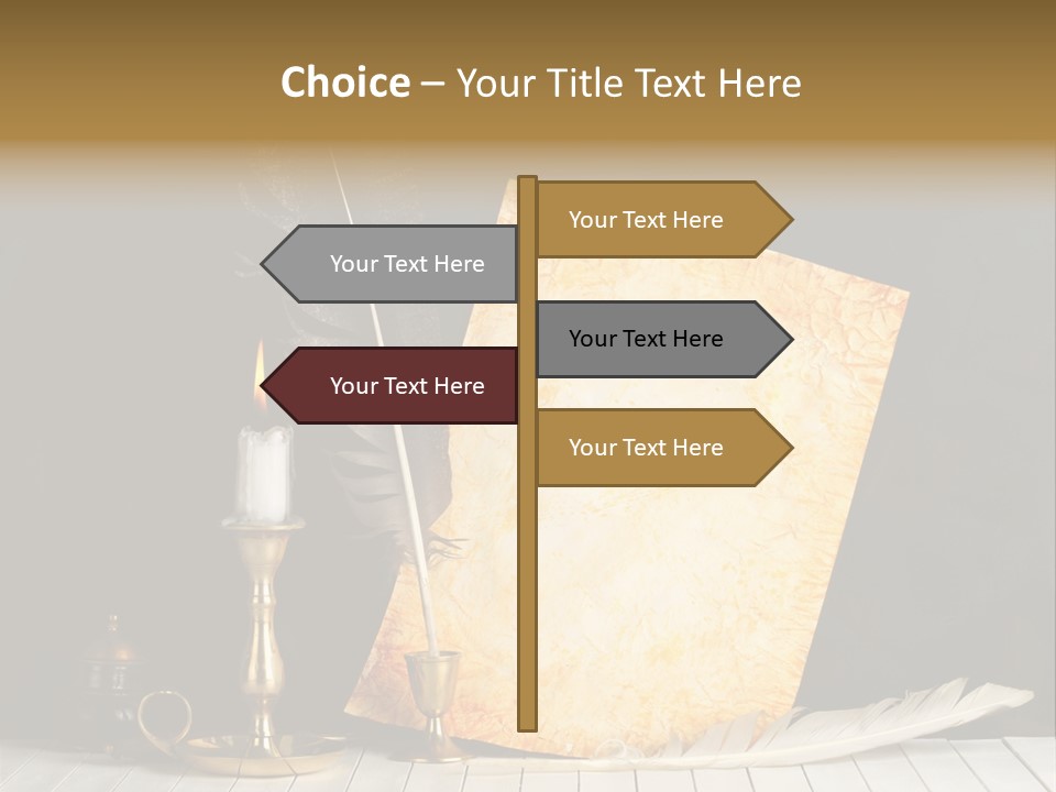 Vintage Aged Character PowerPoint Template