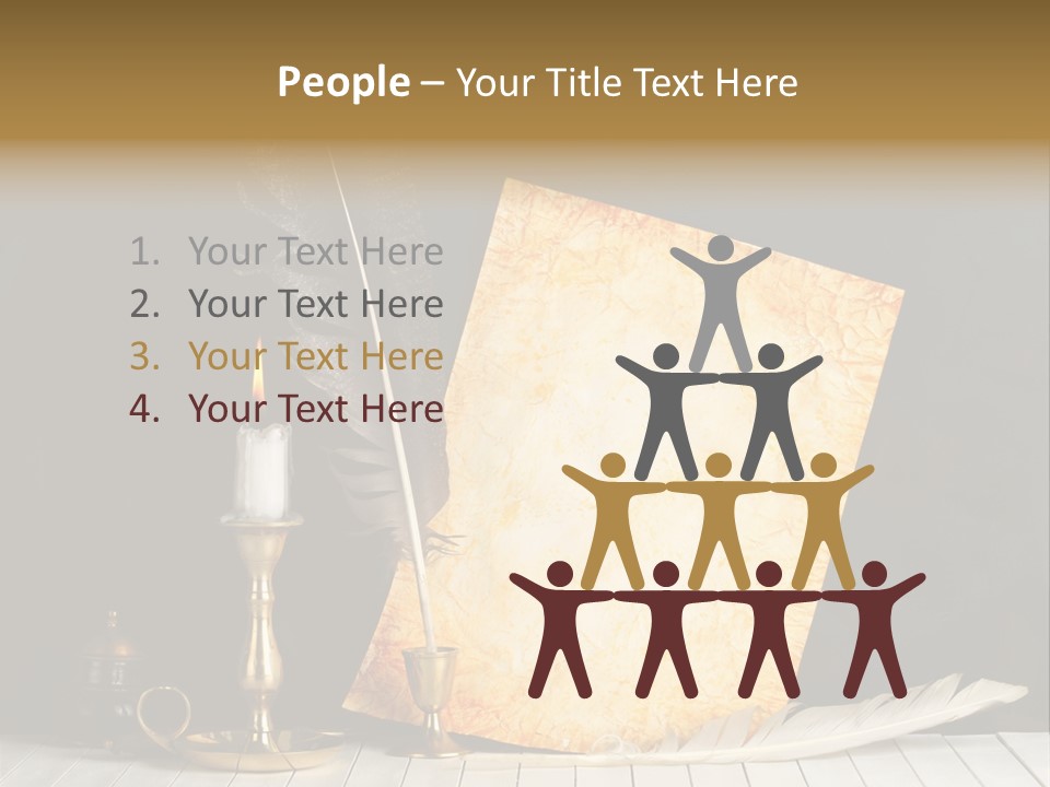 Vintage Aged Character PowerPoint Template