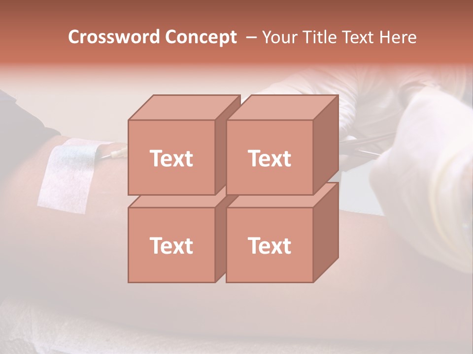 Red Nursing Biology PowerPoint Template