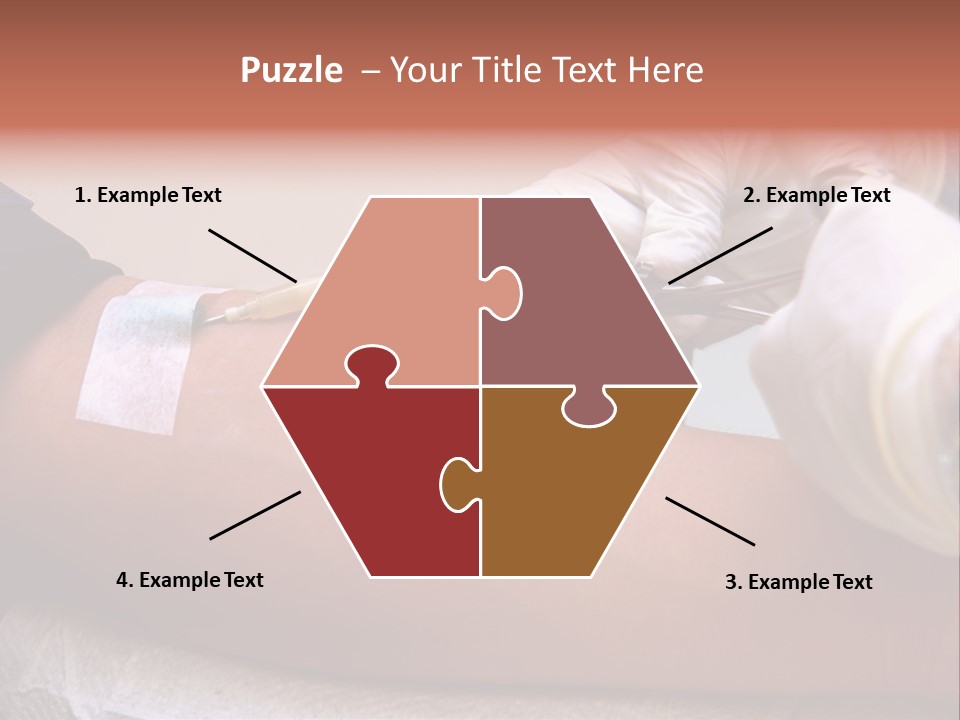 Red Nursing Biology PowerPoint Template