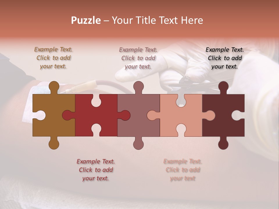 Red Nursing Biology PowerPoint Template