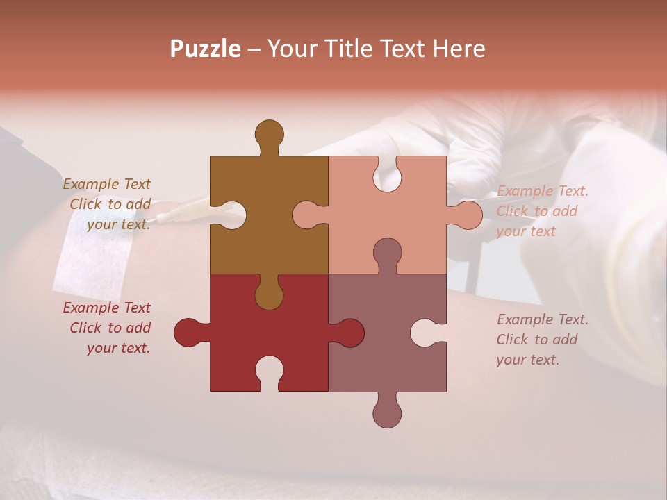 Red Nursing Biology PowerPoint Template