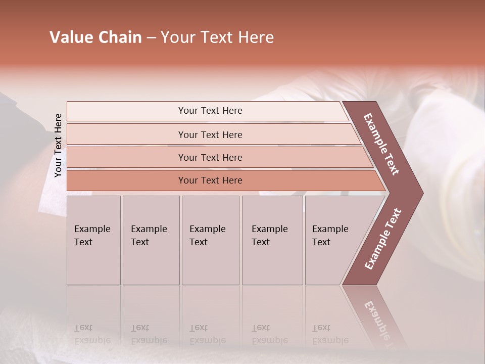 Red Nursing Biology PowerPoint Template