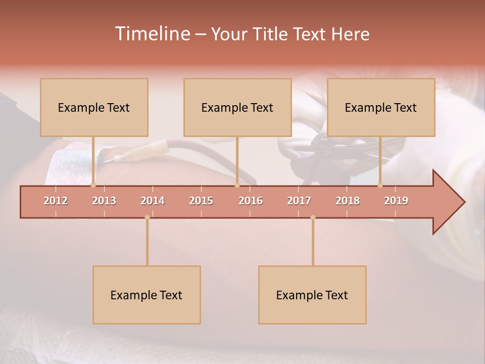 Red Nursing Biology PowerPoint Template