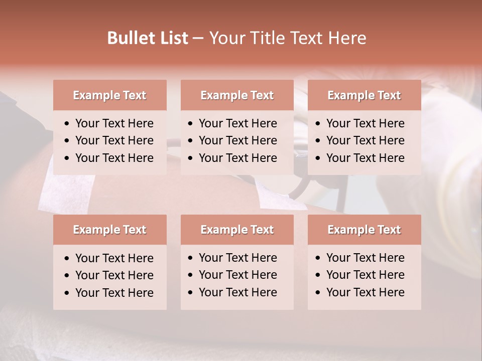 Red Nursing Biology PowerPoint Template