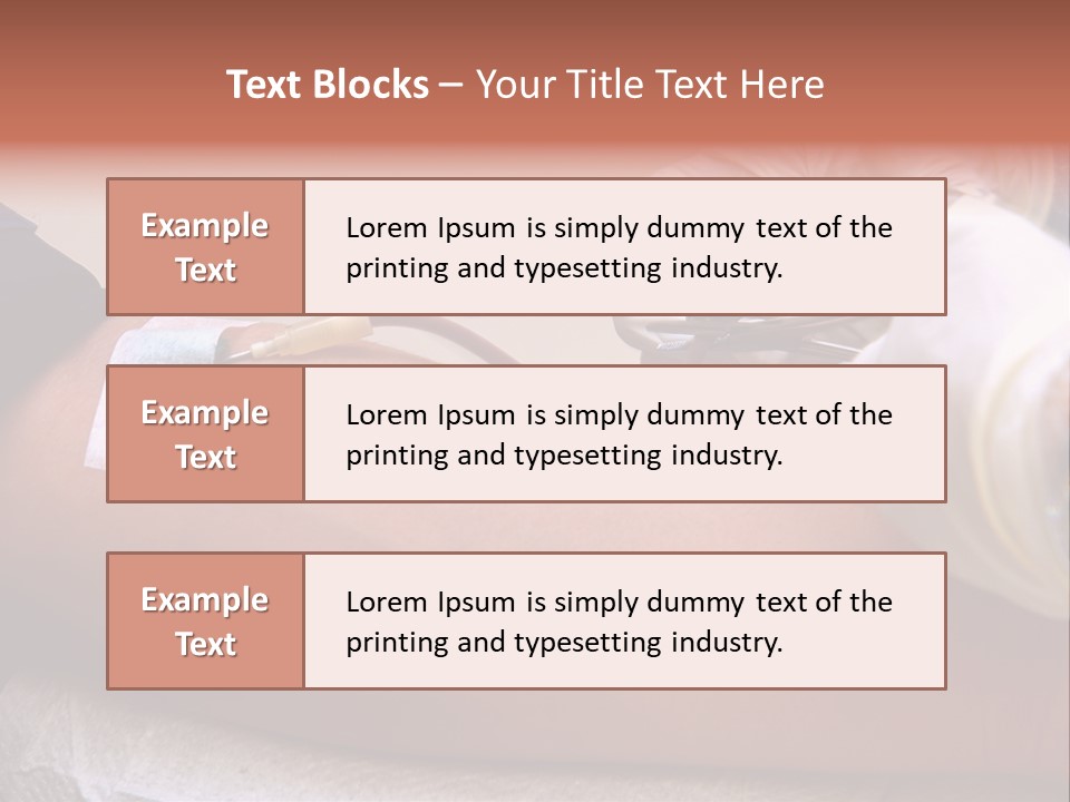 Red Nursing Biology PowerPoint Template