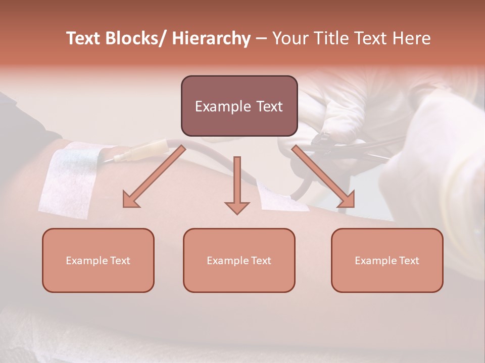 Red Nursing Biology PowerPoint Template