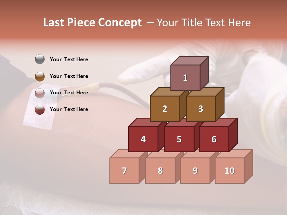 Red Nursing Biology PowerPoint Template