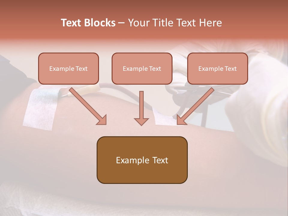Red Nursing Biology PowerPoint Template