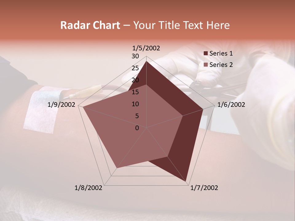 Red Nursing Biology PowerPoint Template