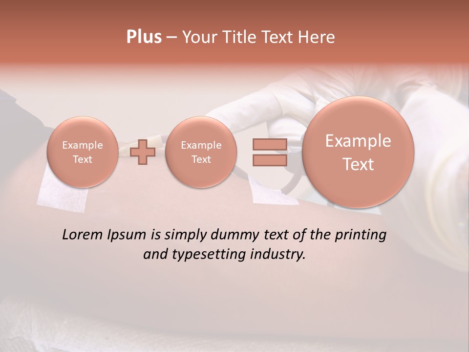 Red Nursing Biology PowerPoint Template