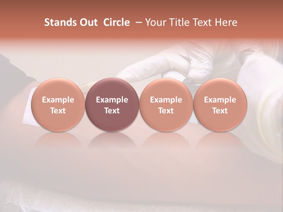 Red Nursing Biology PowerPoint Template