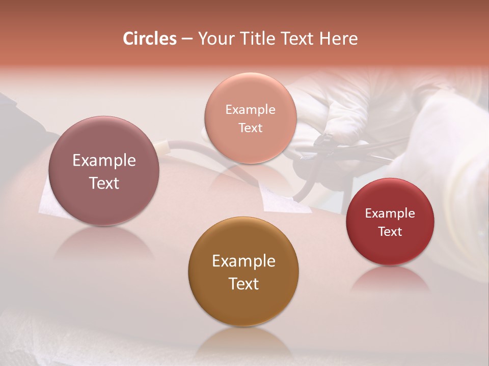 Red Nursing Biology PowerPoint Template