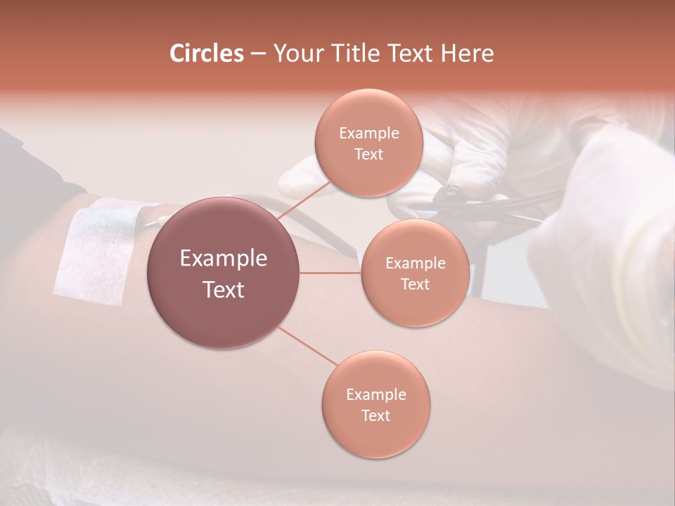 Red Nursing Biology PowerPoint Template