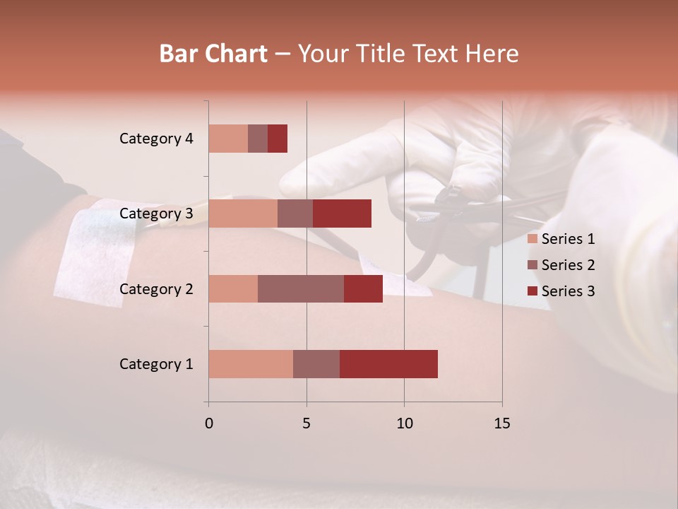 Red Nursing Biology PowerPoint Template