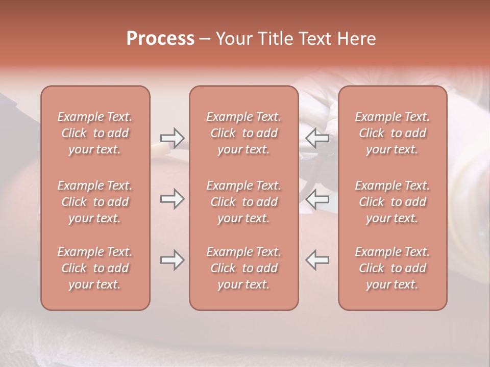 Red Nursing Biology PowerPoint Template