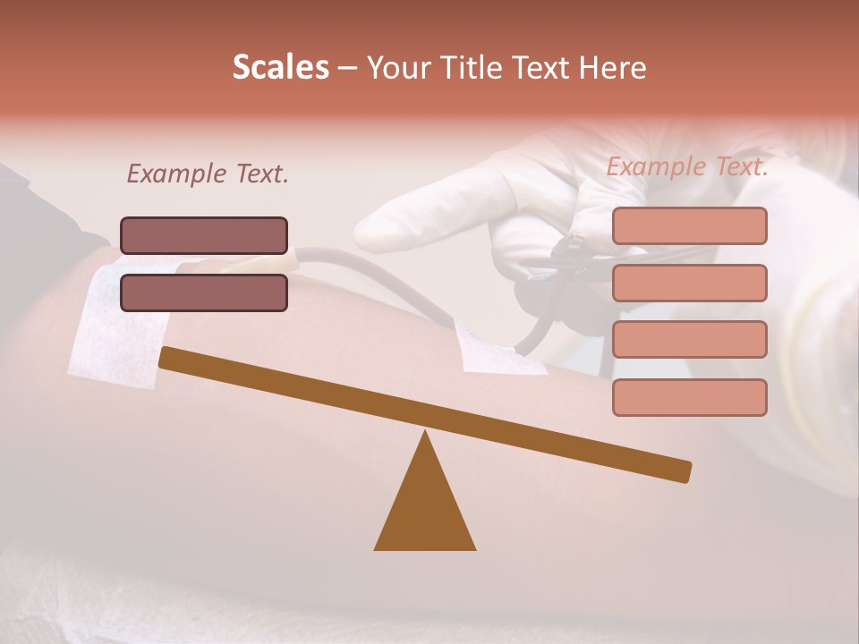 Red Nursing Biology PowerPoint Template