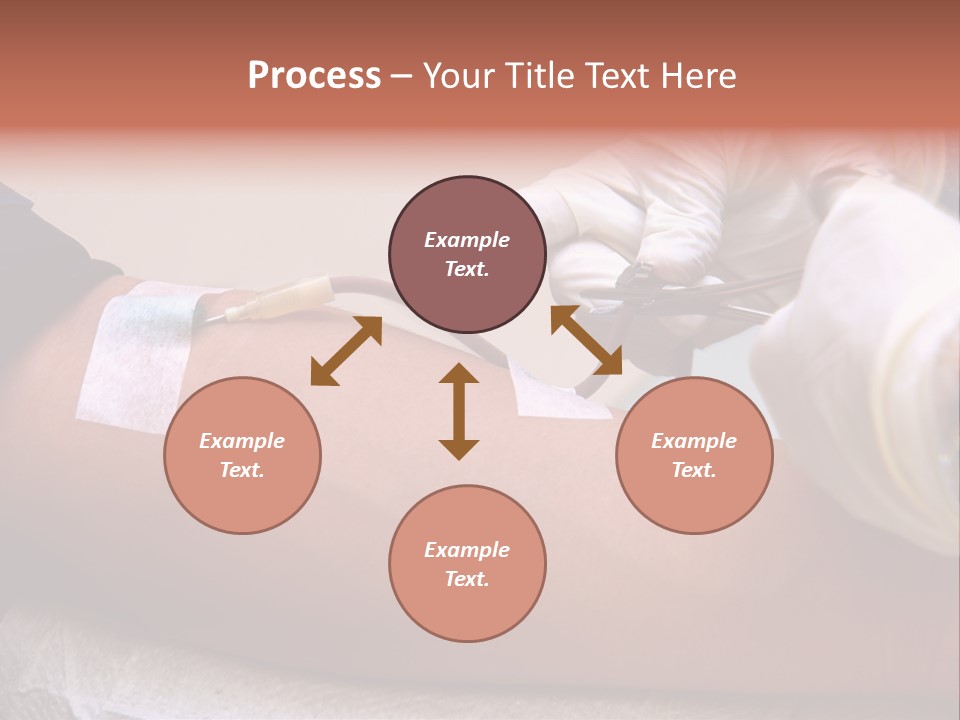 Red Nursing Biology PowerPoint Template