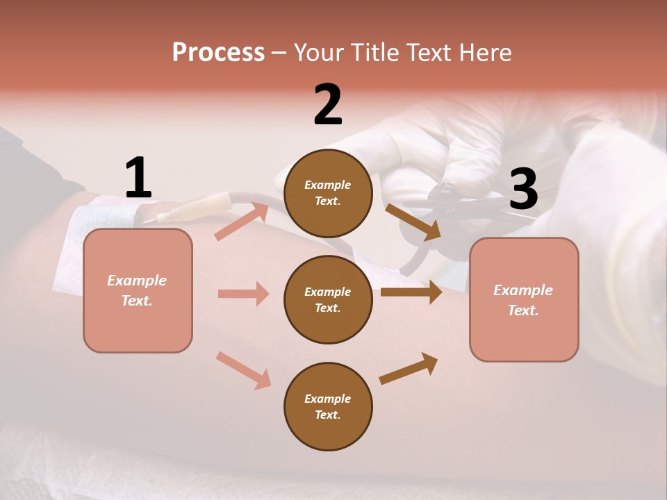 Red Nursing Biology PowerPoint Template