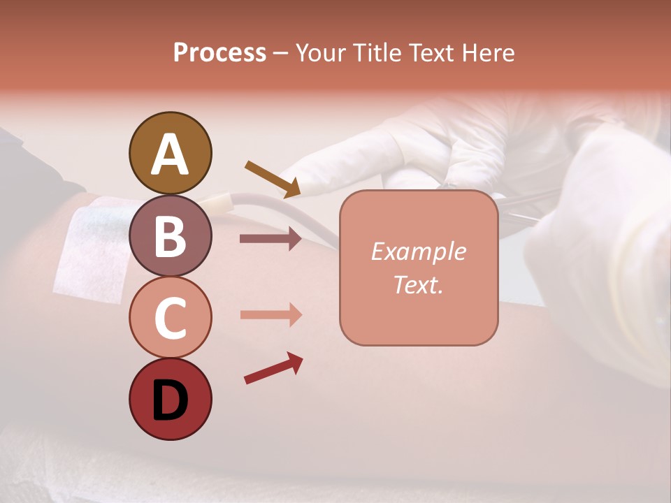 Red Nursing Biology PowerPoint Template