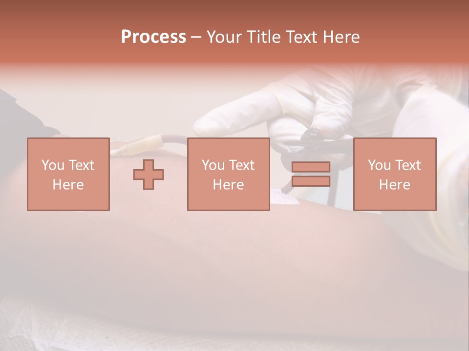 Red Nursing Biology PowerPoint Template