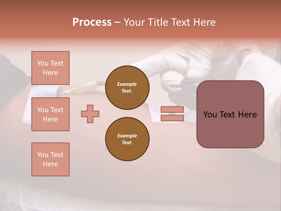Red Nursing Biology PowerPoint Template