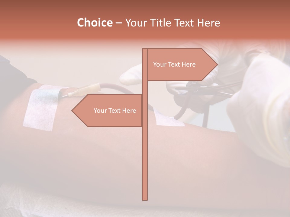 Red Nursing Biology PowerPoint Template