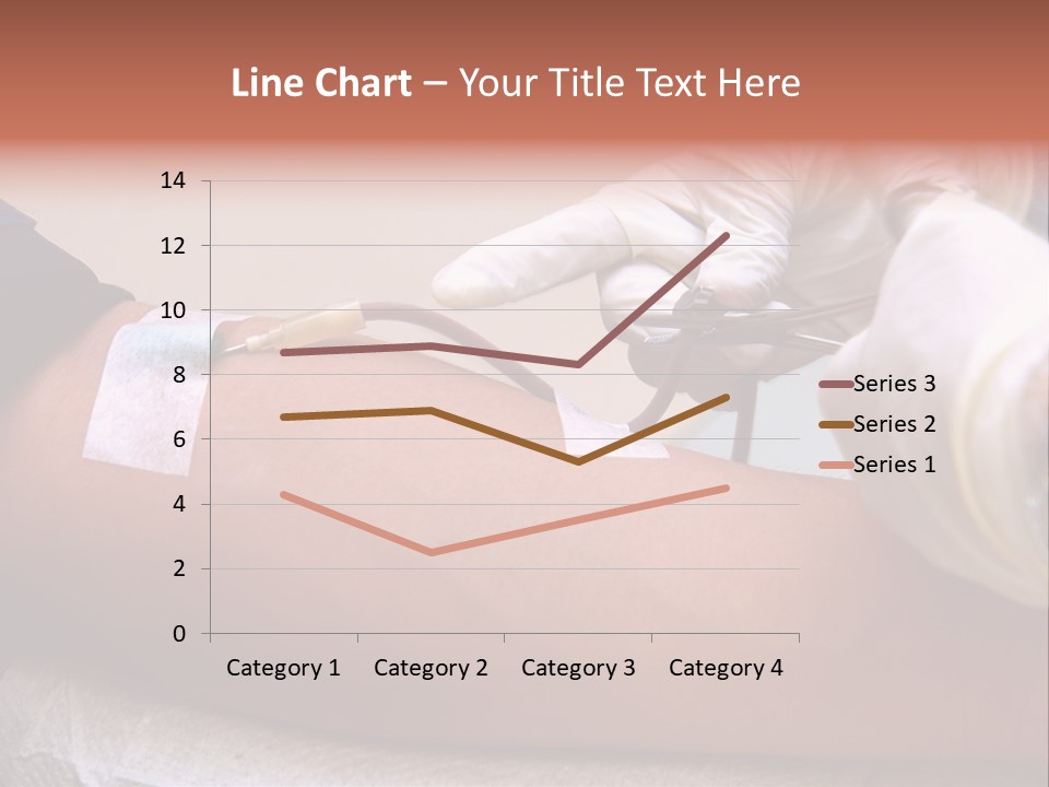Red Nursing Biology PowerPoint Template